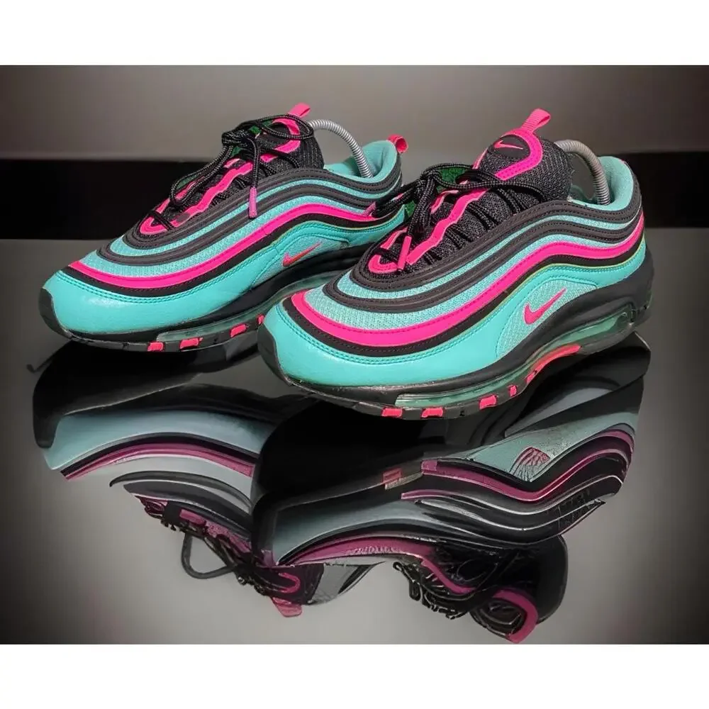 🟥🟥SOLD🟥🟥Nike Air Max ‘97 ‘Hyper Turquoise’ Men’s LTR Sneaks CU4877300 ~W 10 - Picture 2 of 16